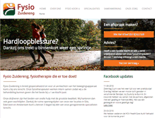 Tablet Screenshot of fysiozuidereng.nl